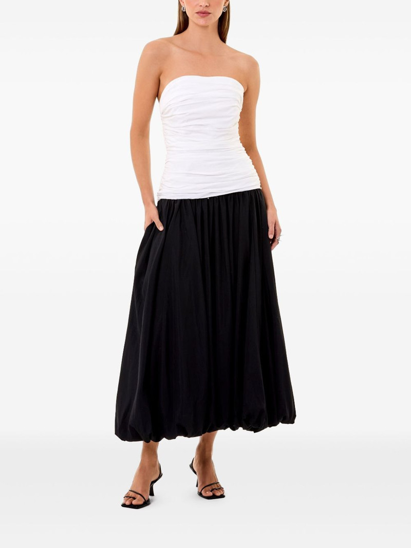 NICHOLAS Despina strapless midi dress outlook
