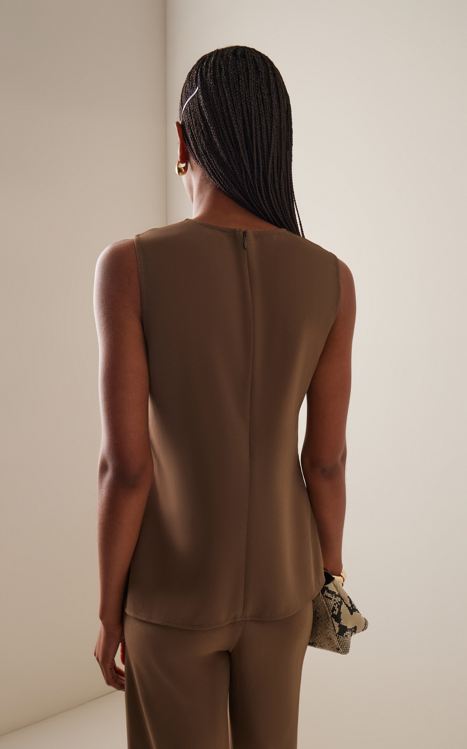 Bronte Crepe Top brown - 4