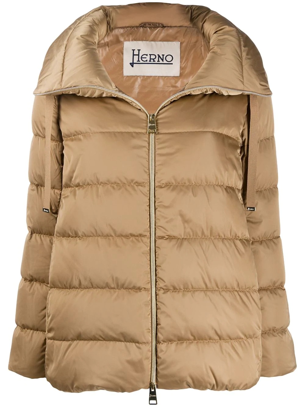 high-neck puffer jacket - 1