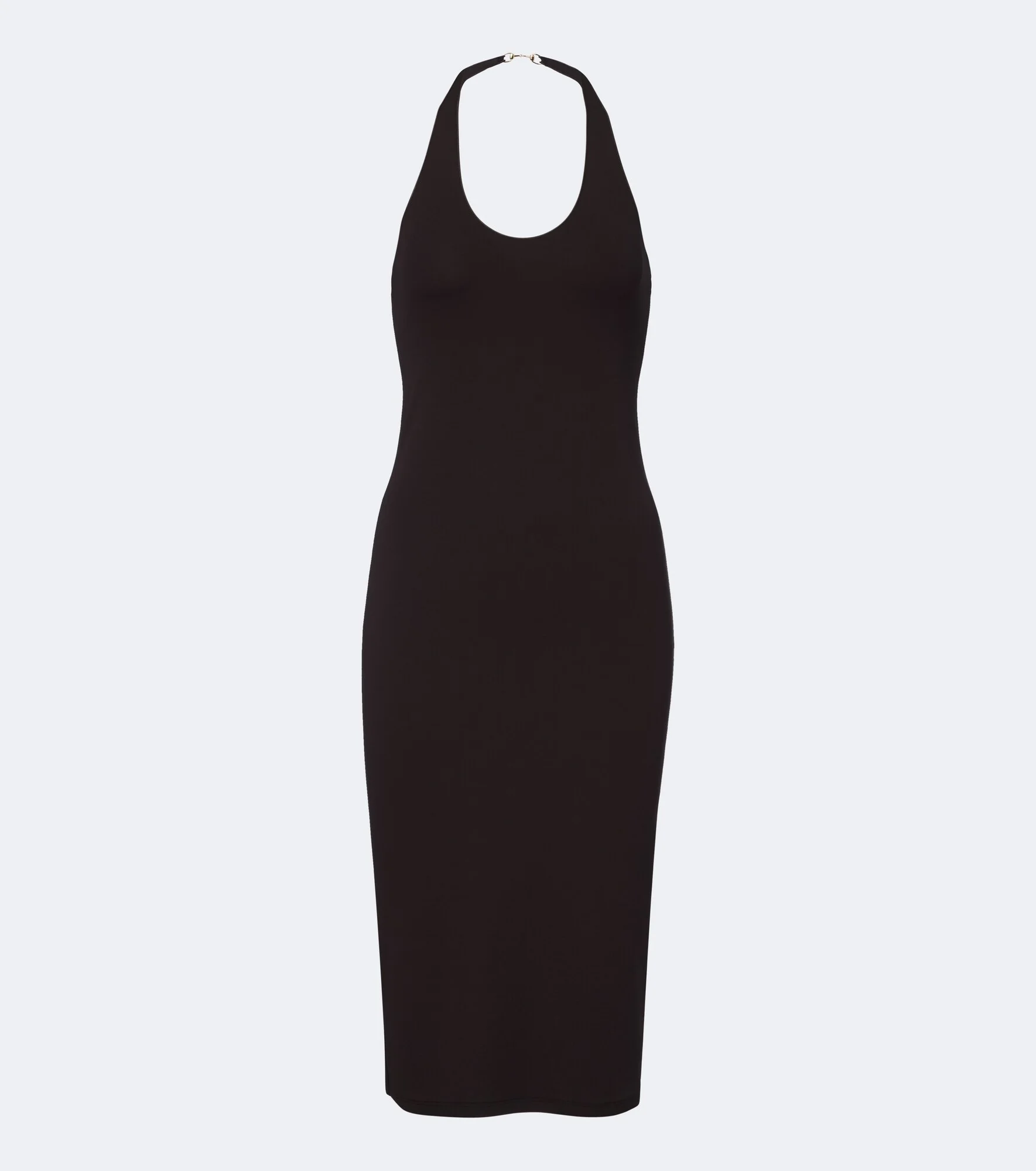 Horsebit crêpe jersey midi dress - 1