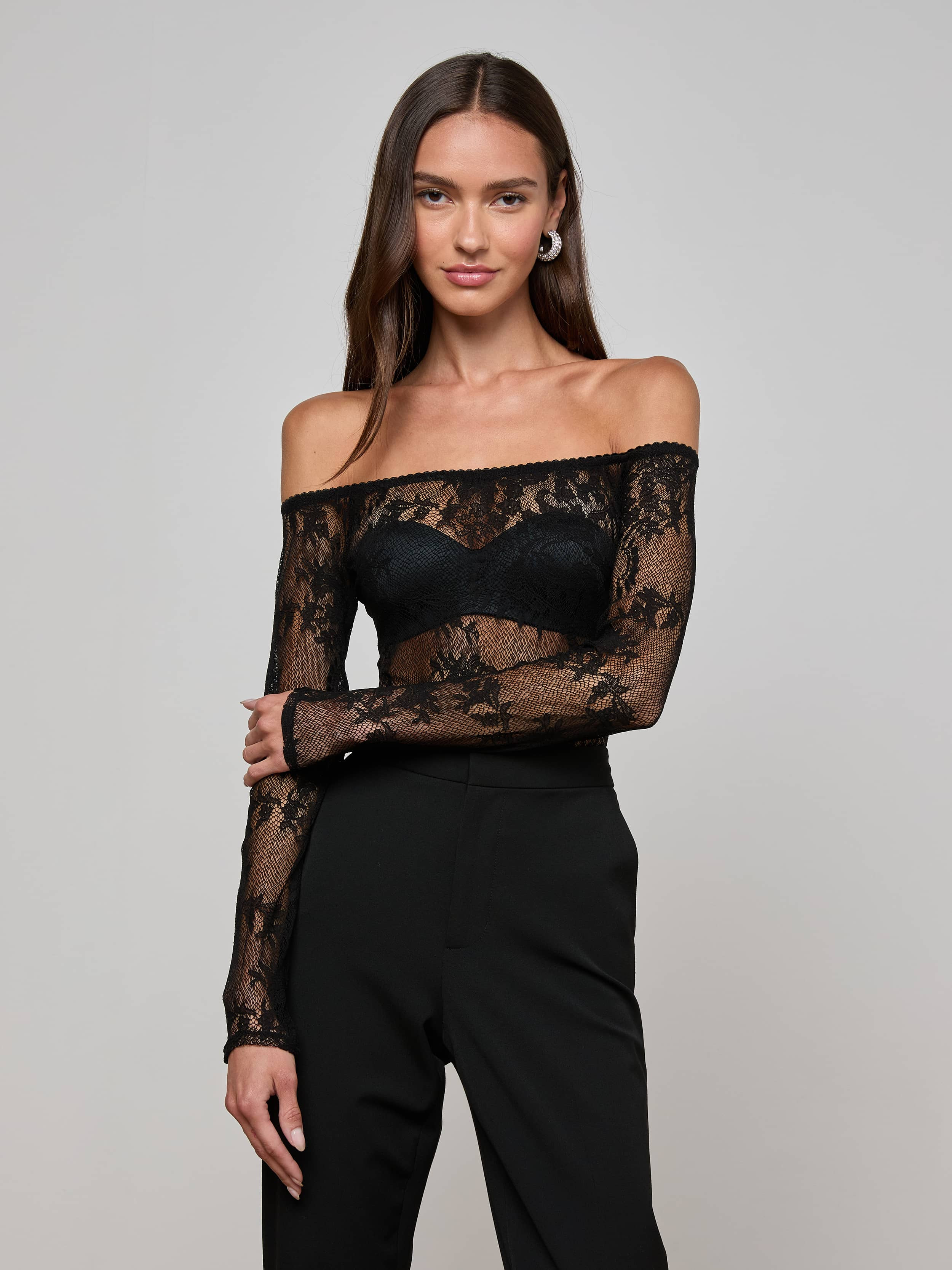 Peonie Lace Bodysuit - 2