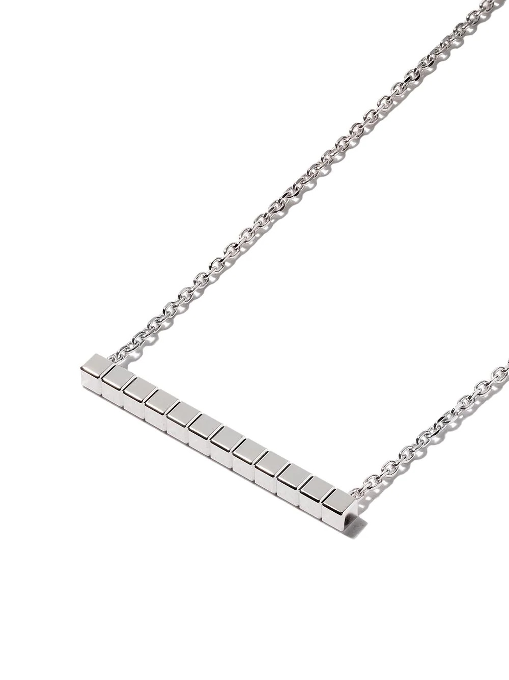 18kt white gold Ice Cube Pure necklace - 3