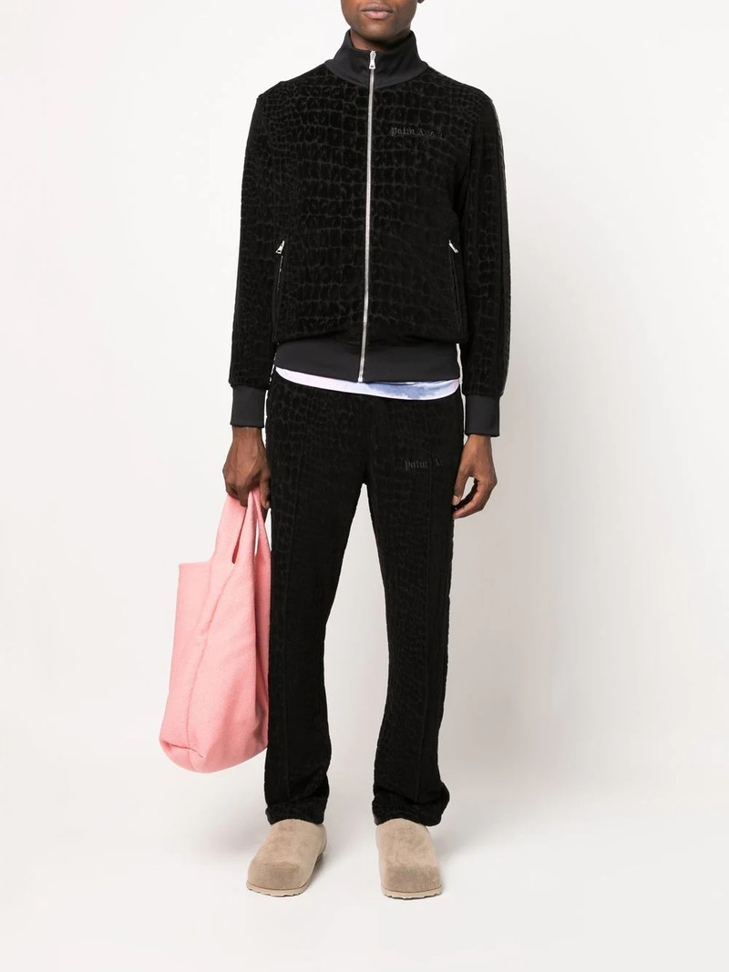 Palm Angels velour-effect track pants outlook
