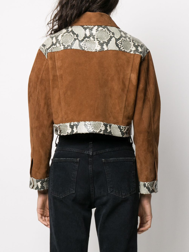 snakes-panelled jacket 4