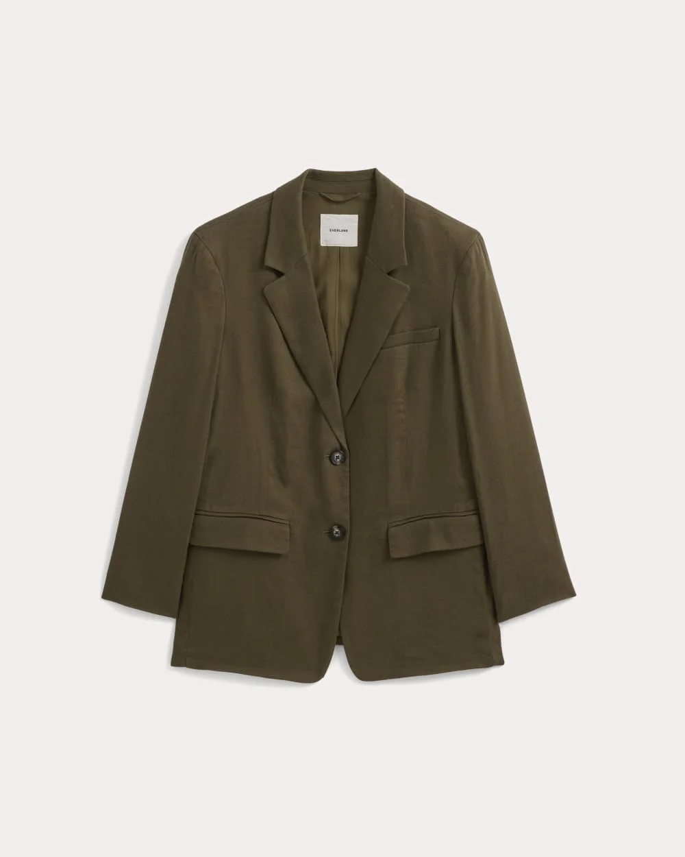 THE OVERSIZED BLAZER IN STRETCH LINEN - 1