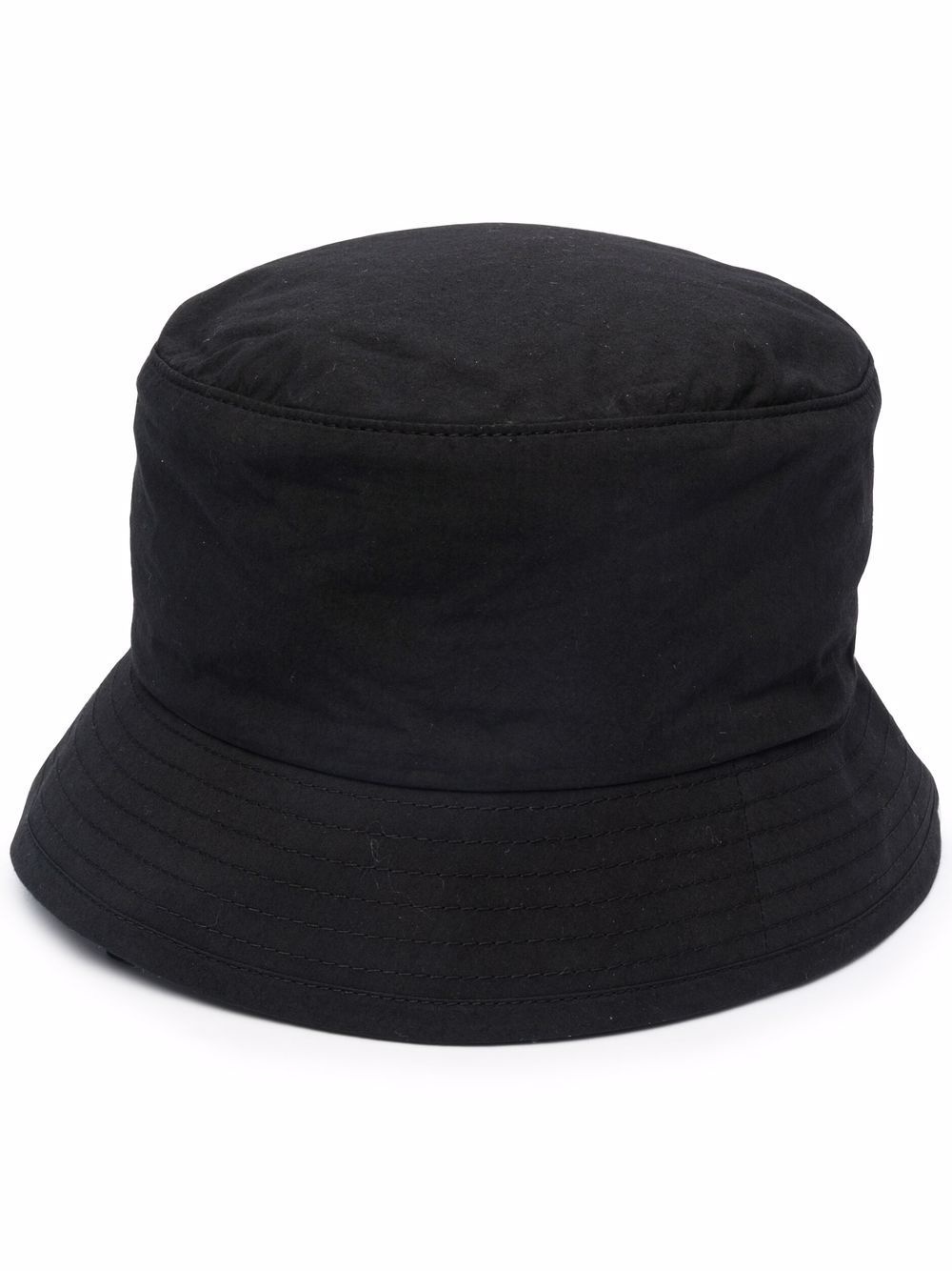 Lace-Up Cotton-Shell Bucket Hat - 1