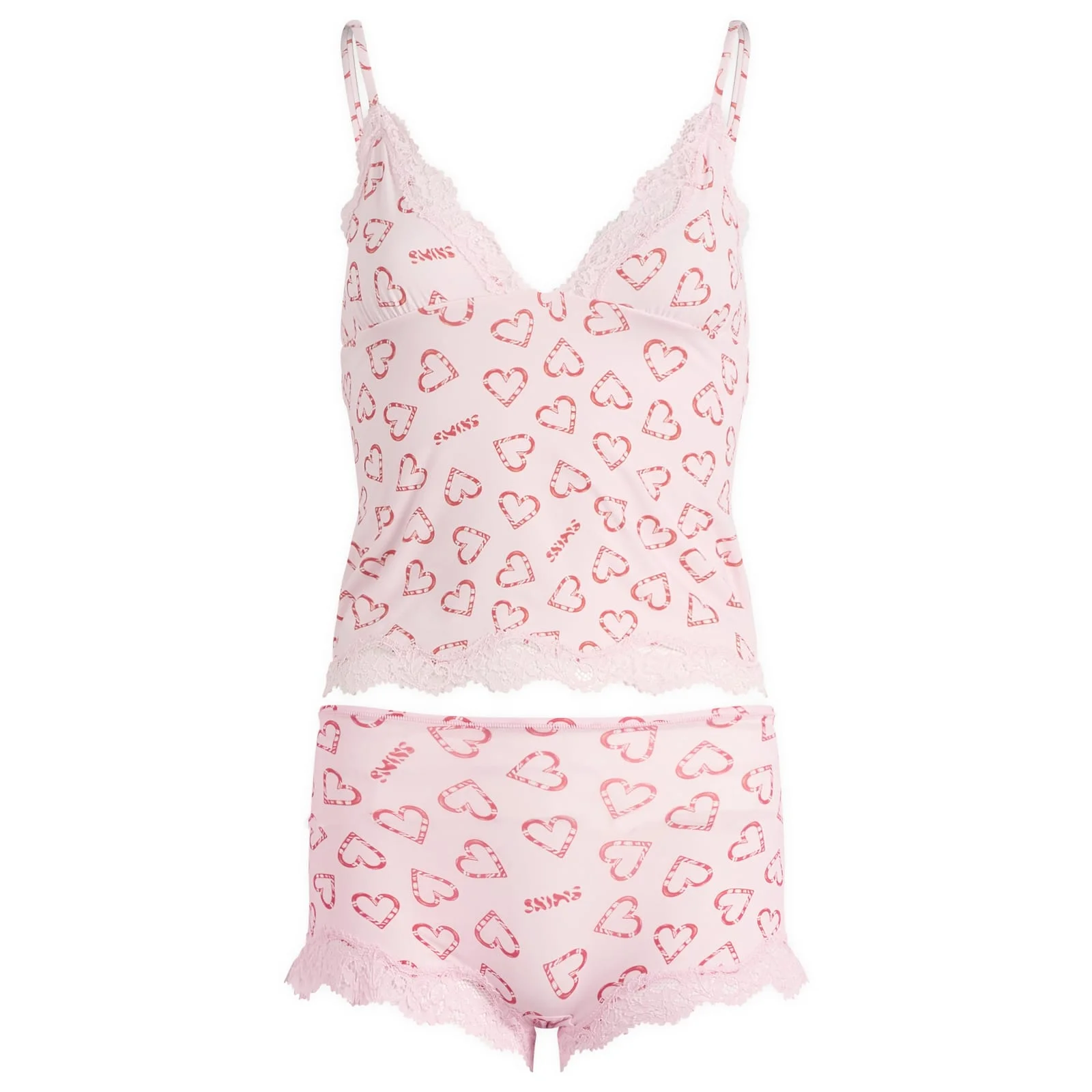 SKIMS Fits Everybody Lace Cami & Boyshort Set - 1