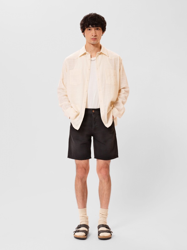 Seth Denim Shorts Aged Black - 2