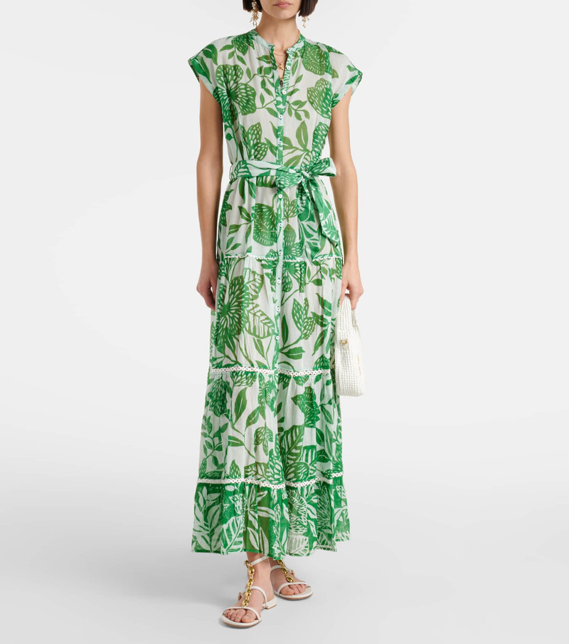 Poupette St Barth Kora printed cotton maxi dress outlook
