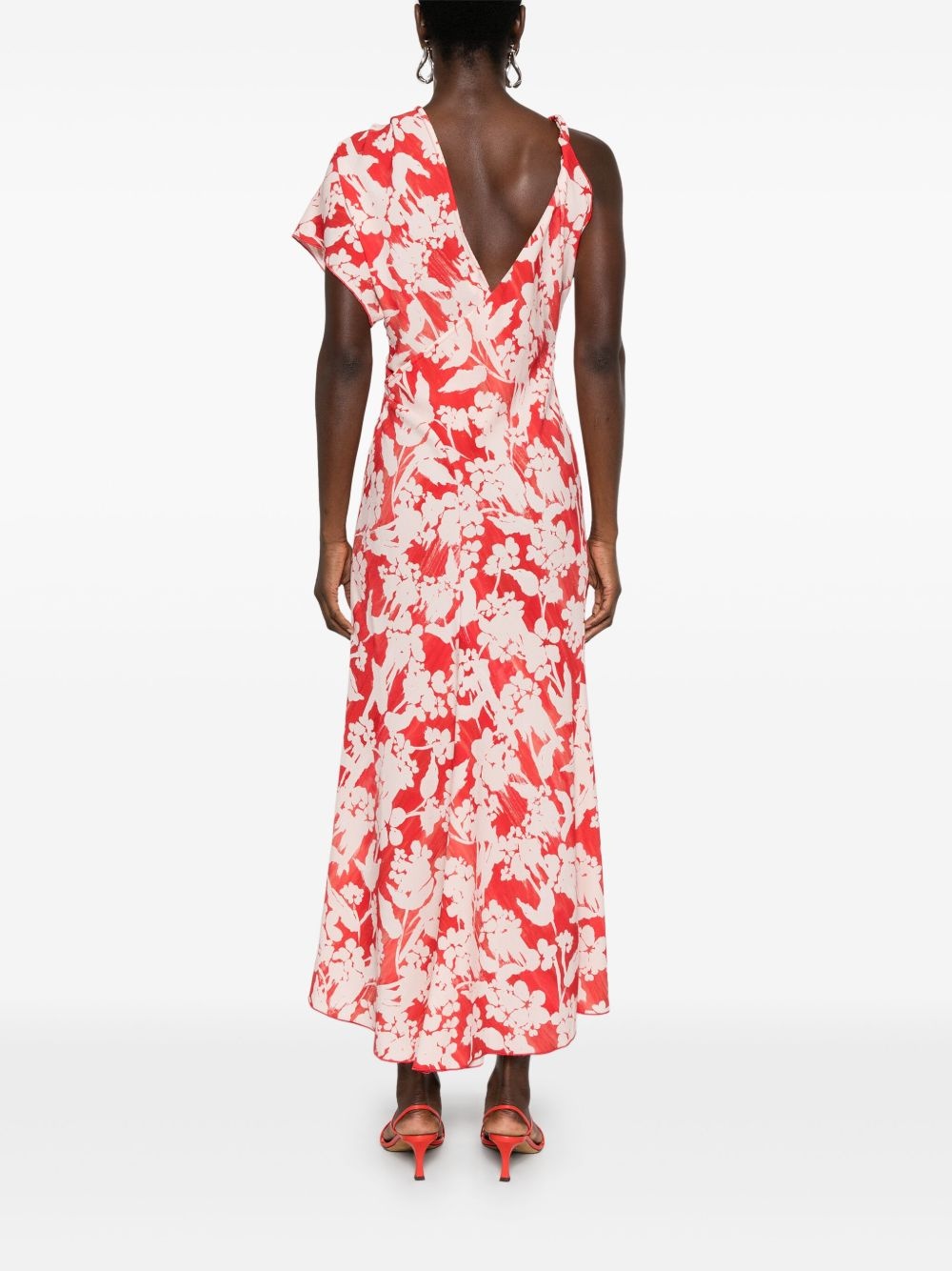 floral-print maxi dress - 4