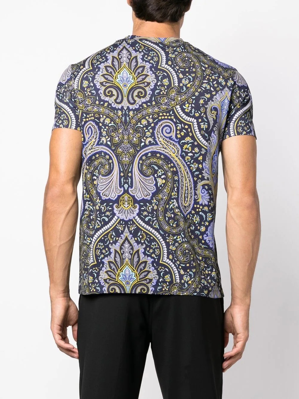 cotton paisley-print T-shirt - 4