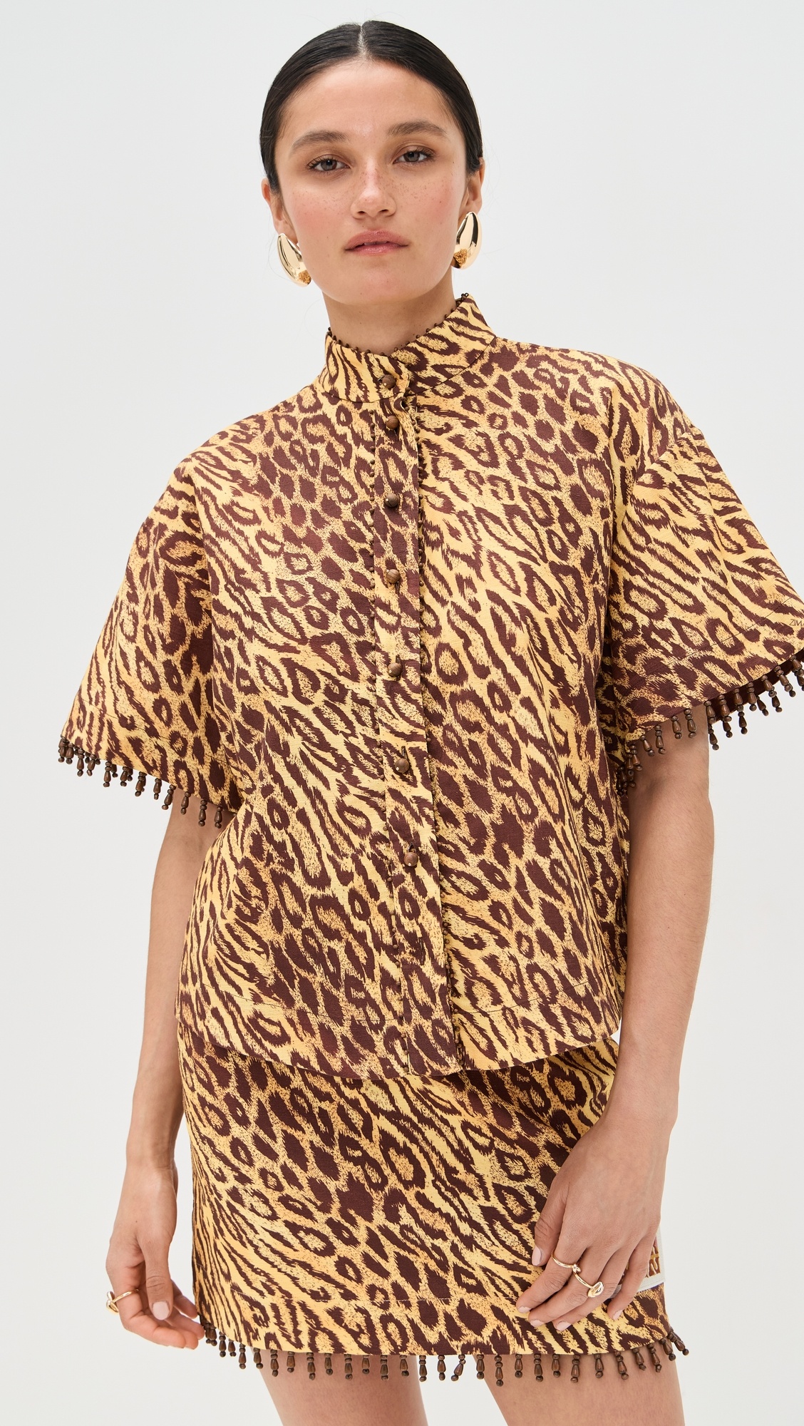Coco Beaded Fringe Shirt - 6