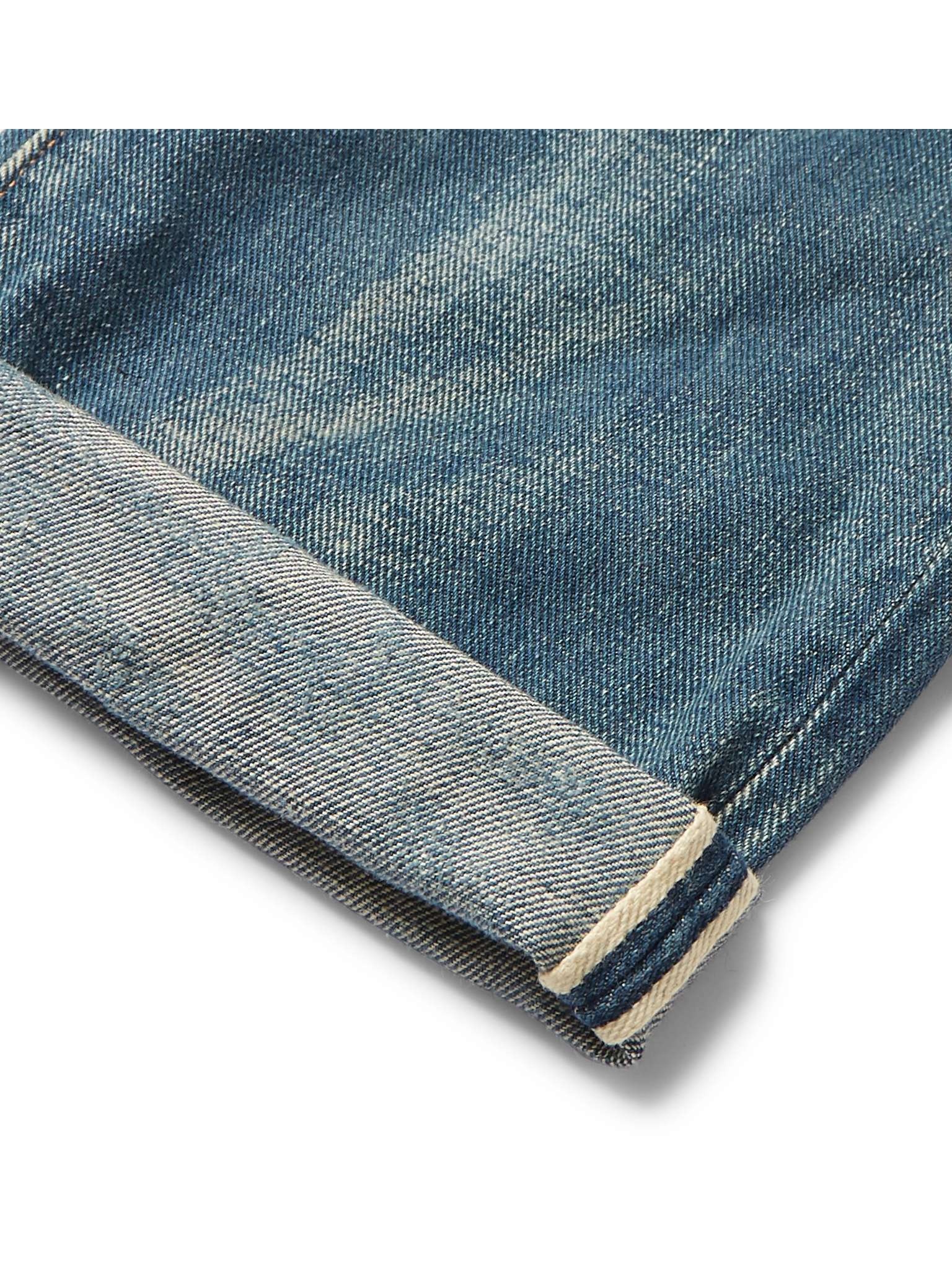 RRL by Ralph Lauren Ridgway Slim-Fit Distressed Selvedge