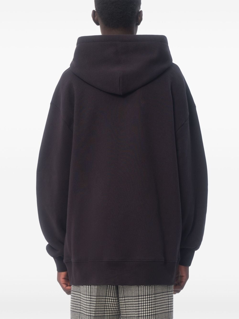 logo print hoodie - 4