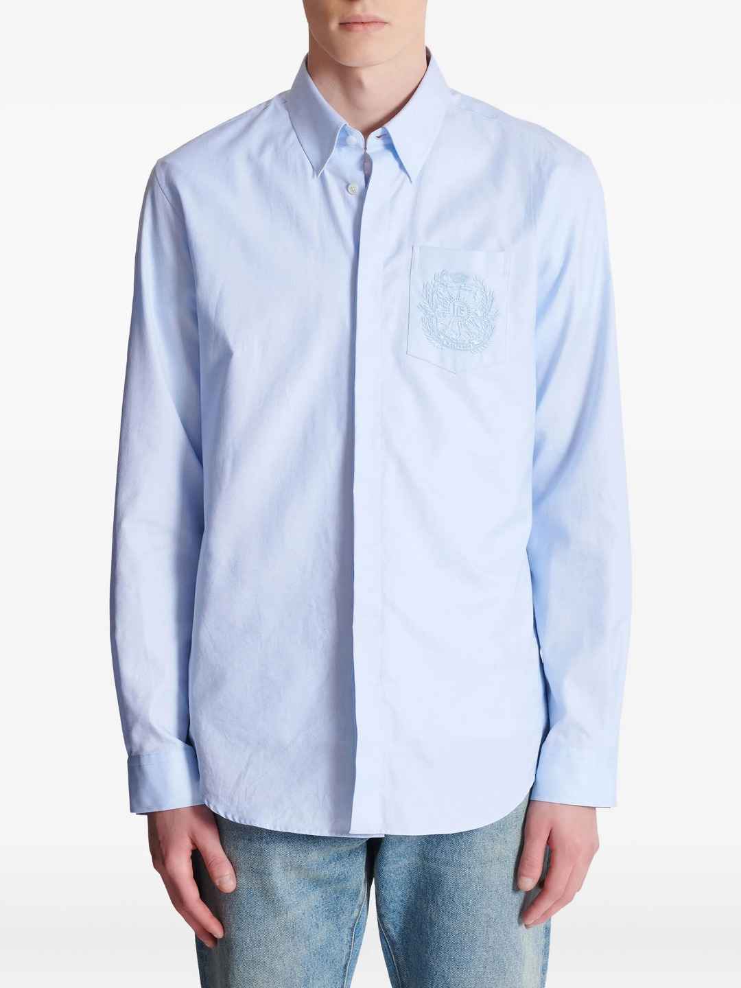 Emblem Cotton Shirt - 3