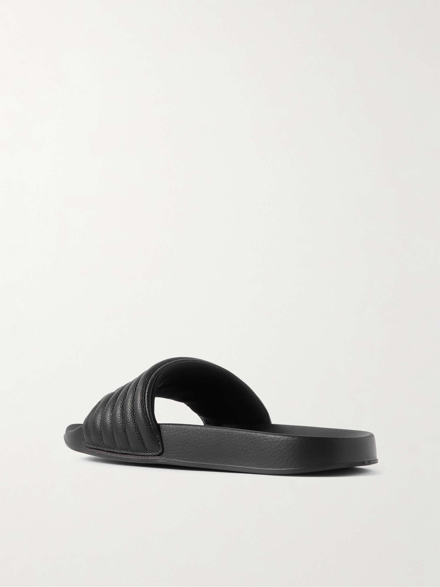 Harris Quilted Leather Slides - 3