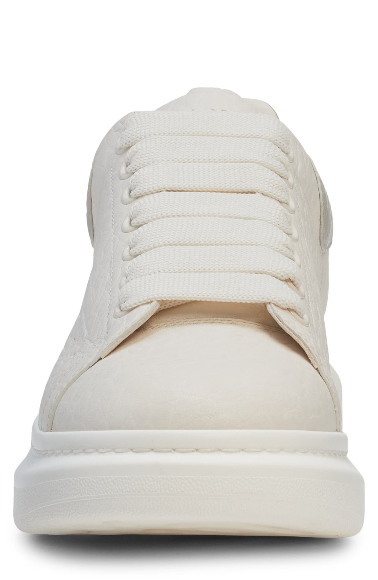 McQueen Oversized Sneaker in Off White/Si Gr/Of W at Nordstrom - 4