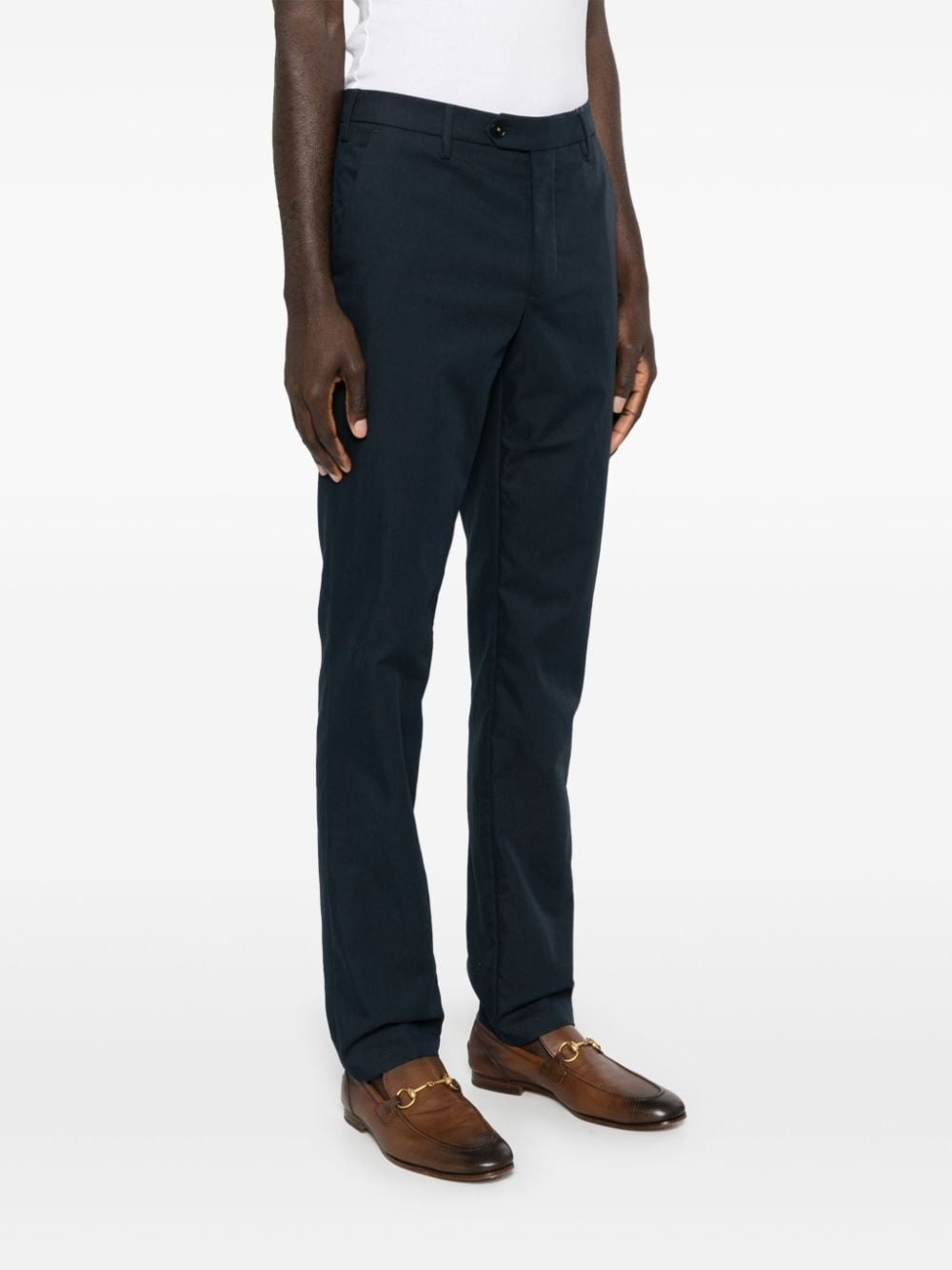 tailored slim chino trousers - 3