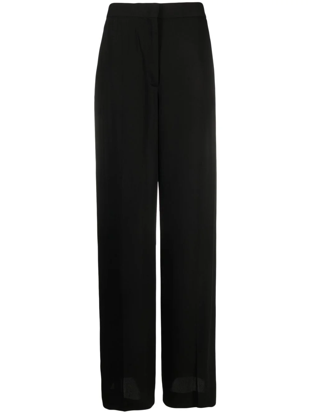 high-waisted palazzo trousers - 1