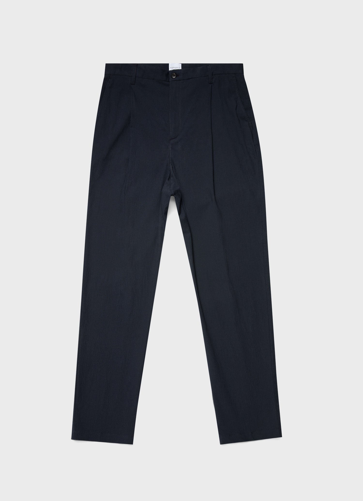 Seersucker Pleat Trouser - 1