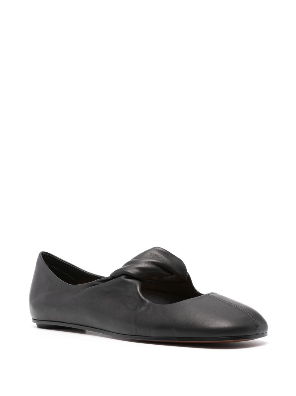 twist-detailing ballet flats - 2