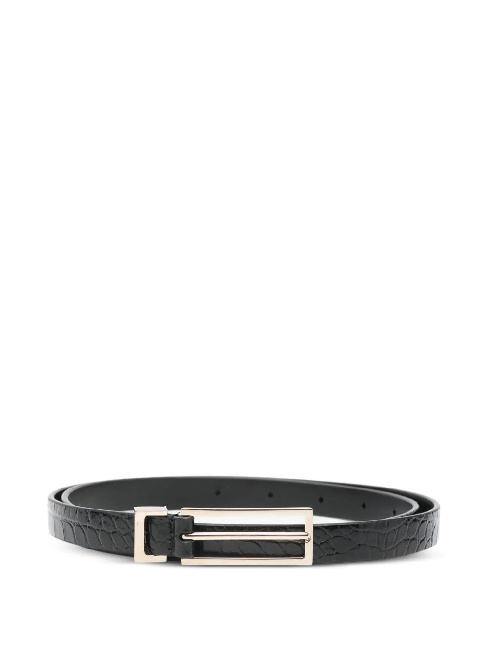 croc-effect belt - 1