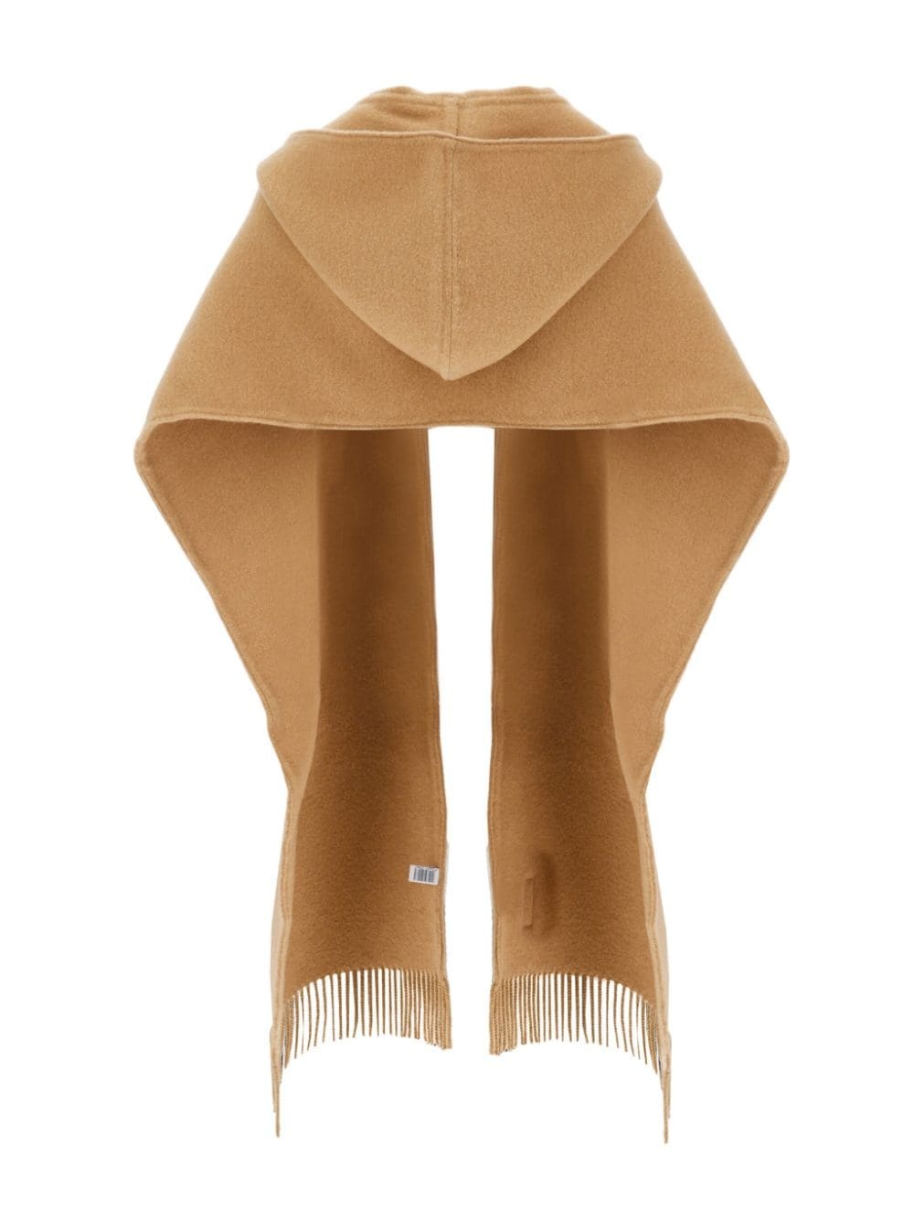 logo-patch hooded scarf - 2