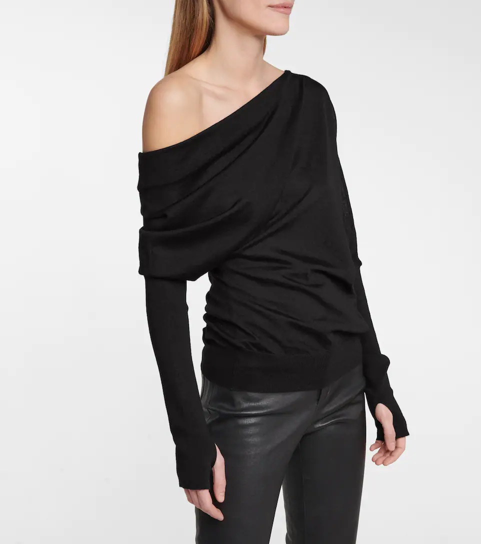 Cashmere and silk sweater - 4