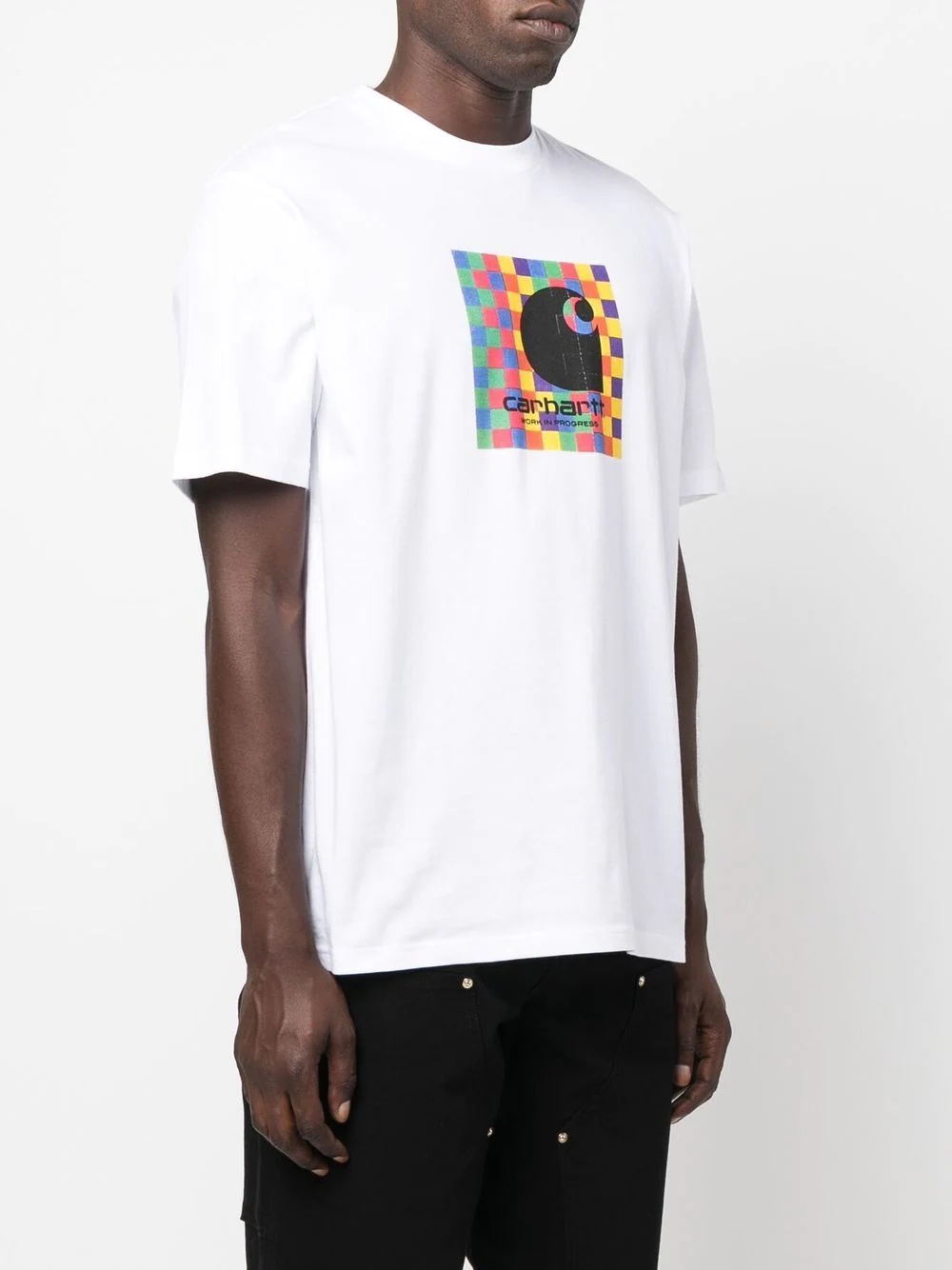 abstract graphic logo T-shirt - 3