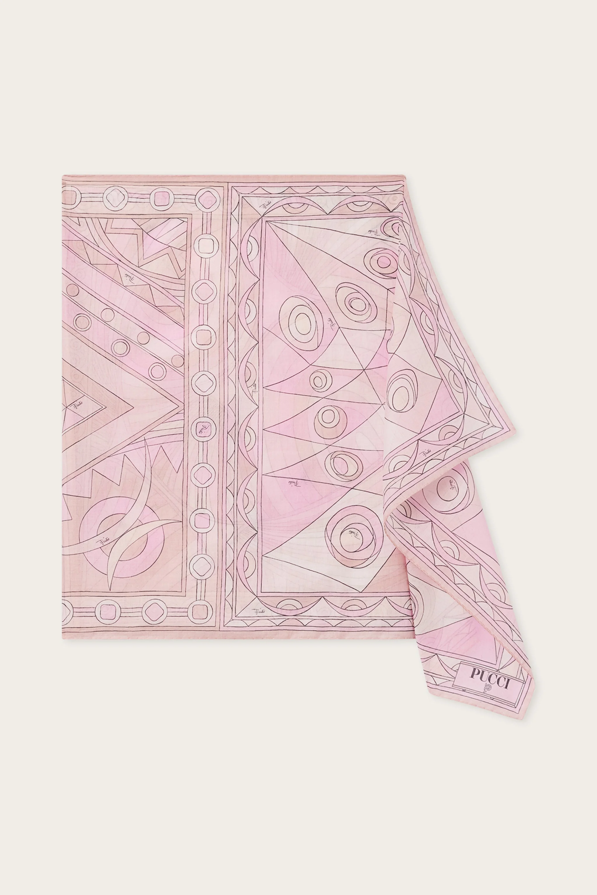 COTTON SARONG WITH MIXED PRINTS - 1