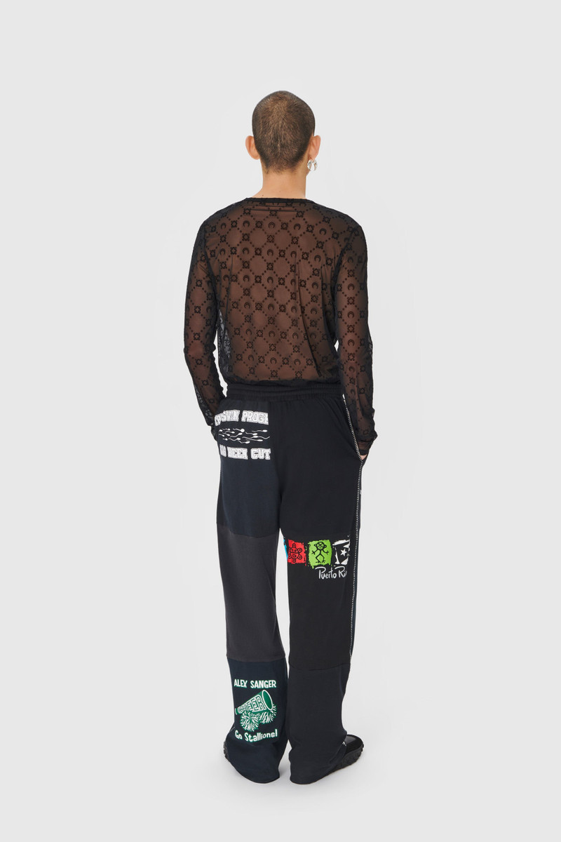 Moonogram Flocked Mesh Long Sleeves 3