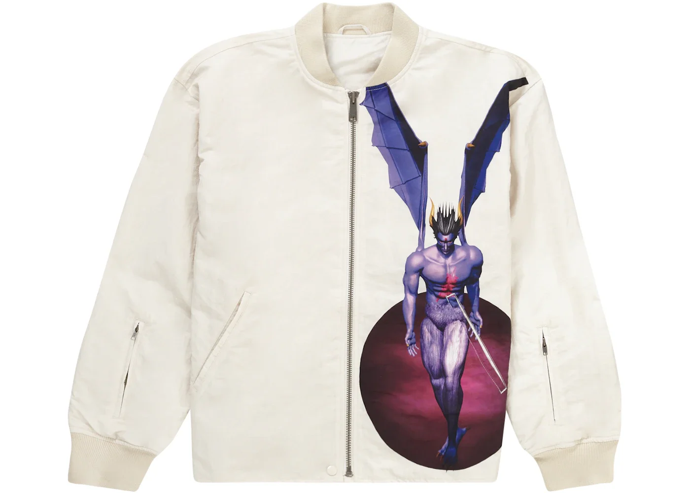 Supreme Yohji Yamamoto TEKKEN Nylon Bomber Jacket Natural - 1