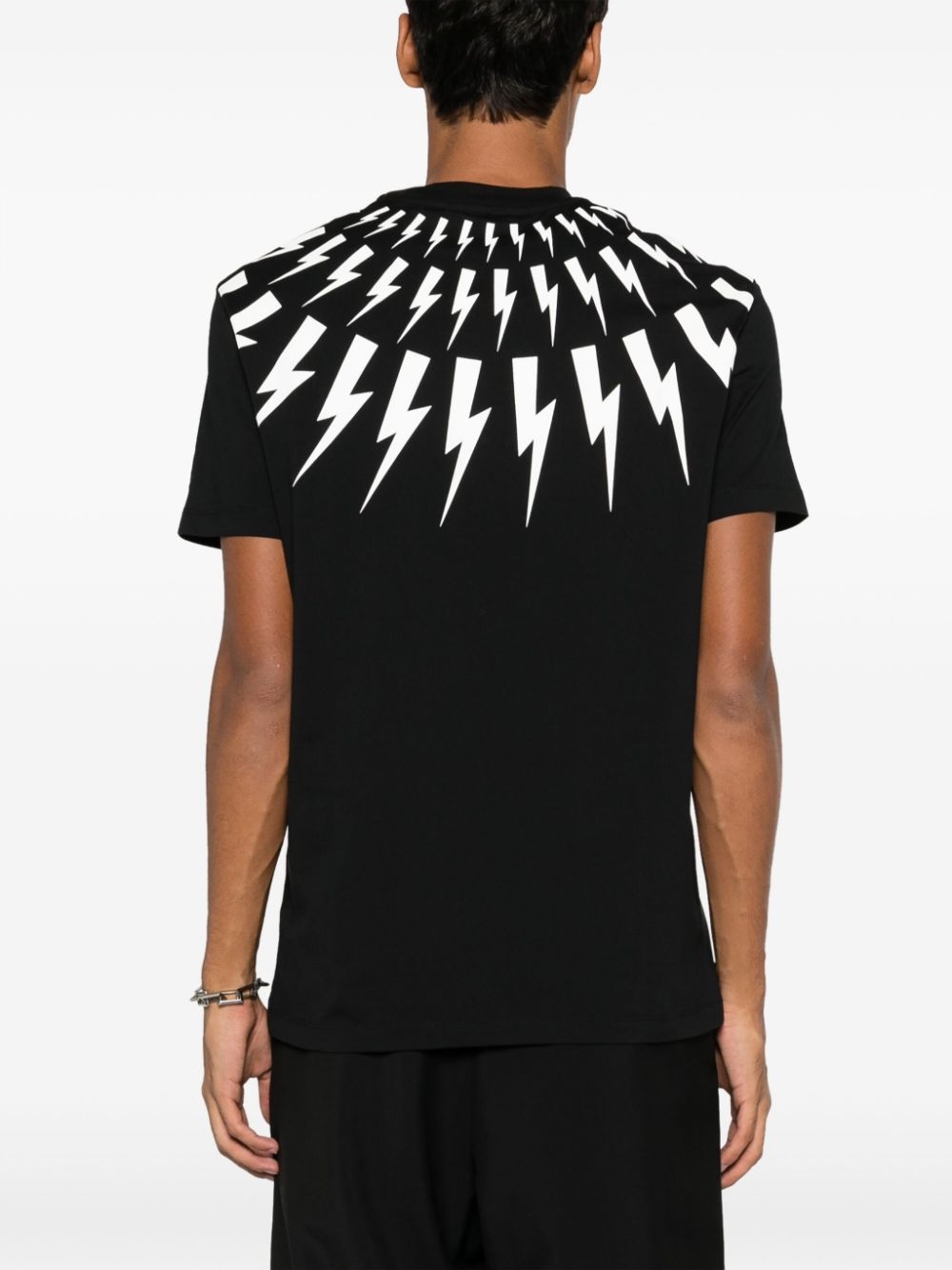 Fair Isle Thunderbolt cotton T-shirt - 4