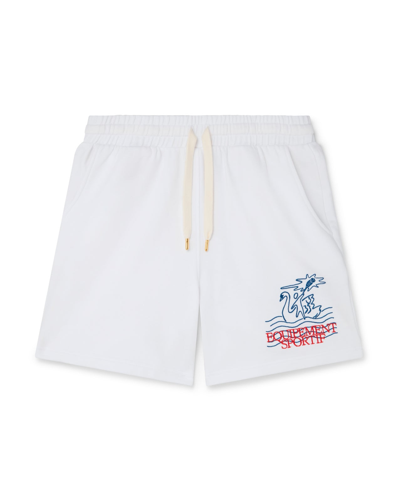 Equipement Sportif Embroidered Jersey Shorts - 1
