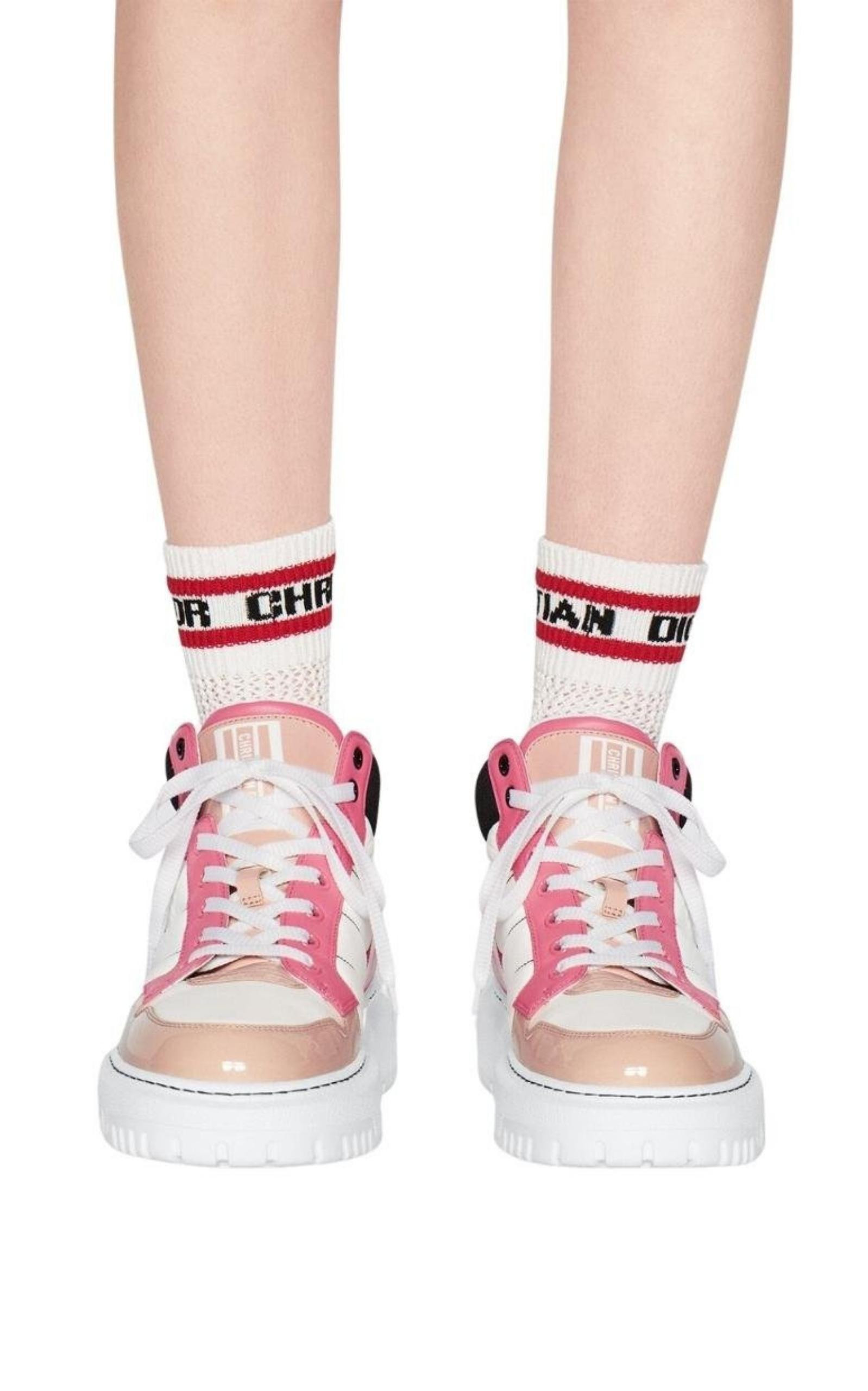 D-Player Leather Sneakers - 6