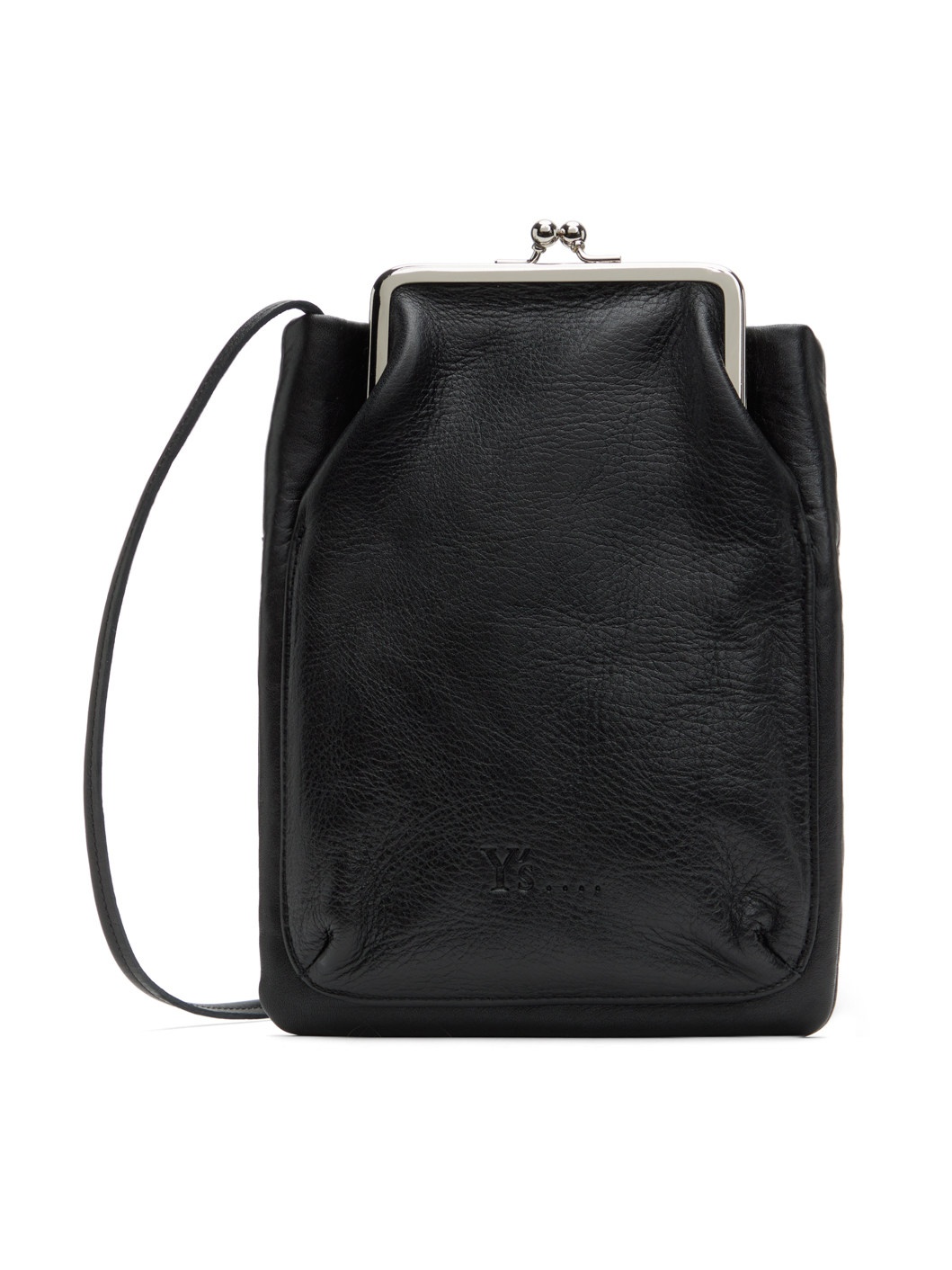 Black Clasp Pochette Bag - 1