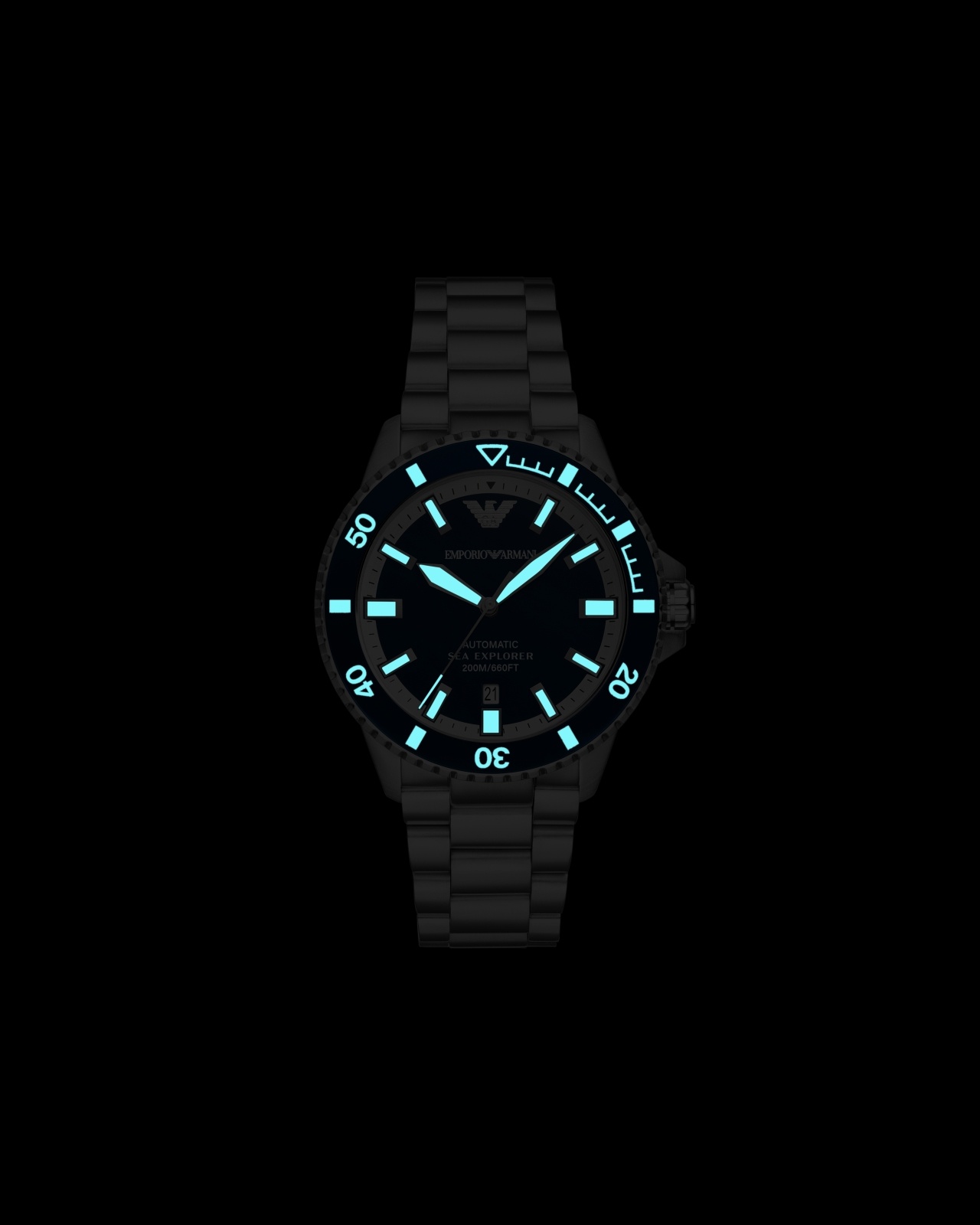 SEA EXPLORER AUTOMATIC STAINLESS STEEL WATCH - 4