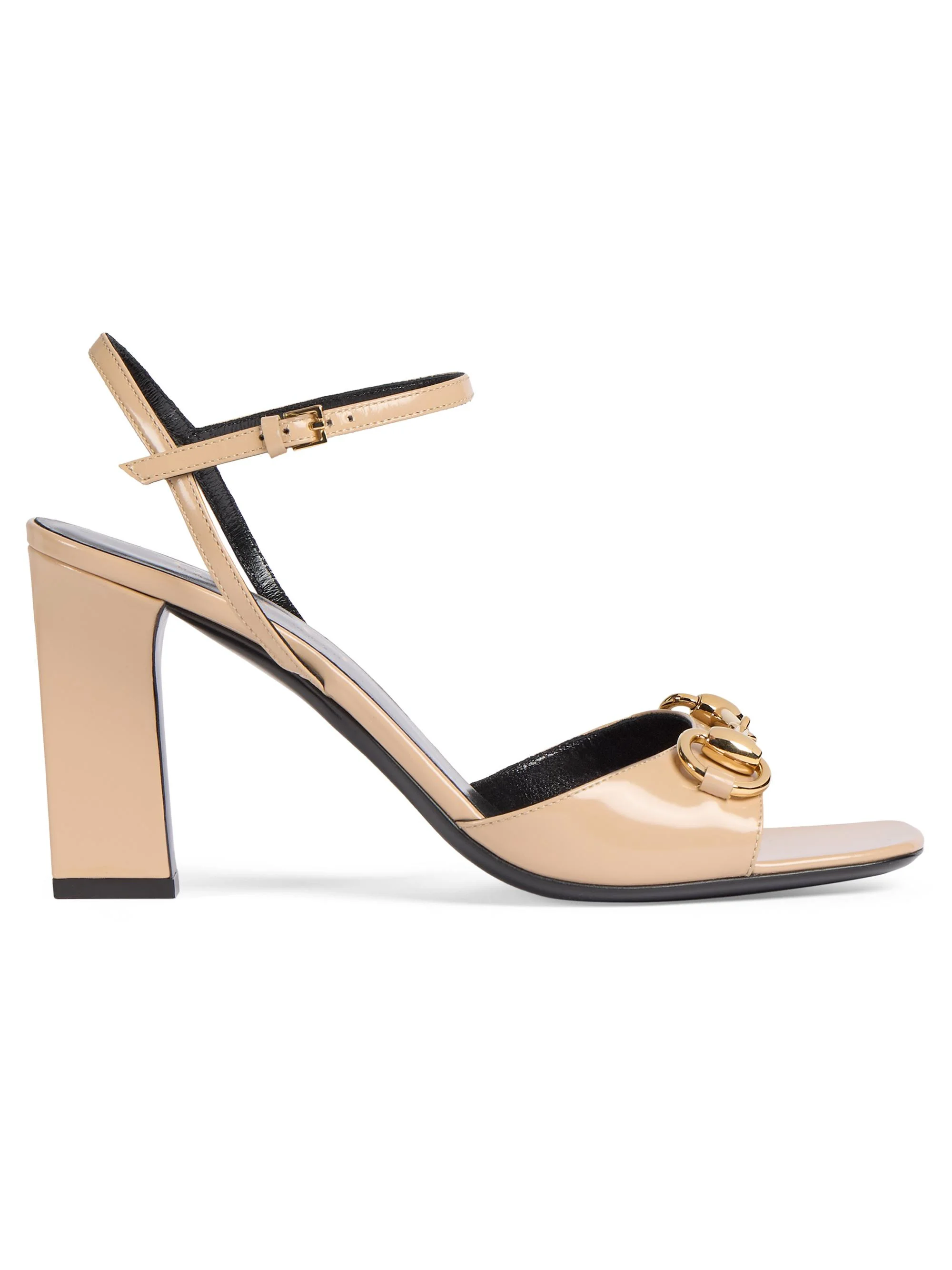 Women's Signora 85MM Leather Sandals - Rose Mole - 1