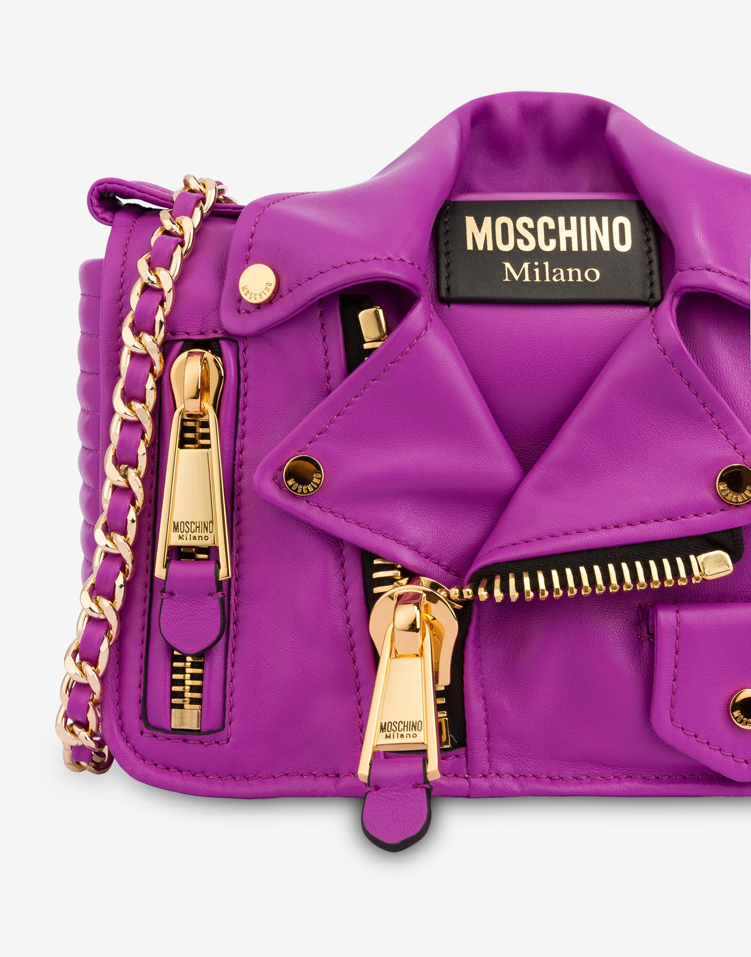 NAPPA LEATHER BIKER BAG - 4