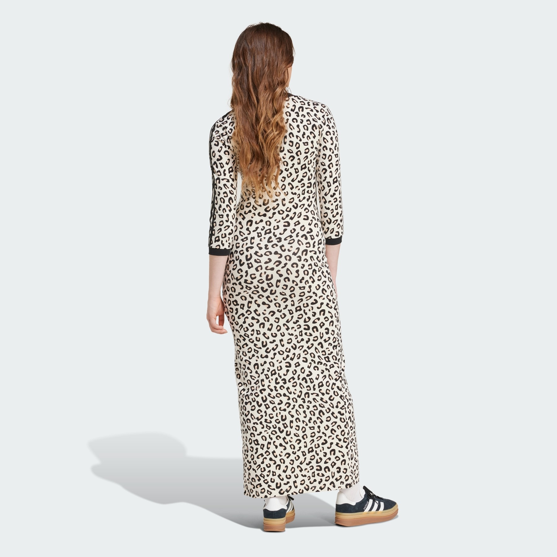 Leopard 3-Stripes Maxi Dress - 3