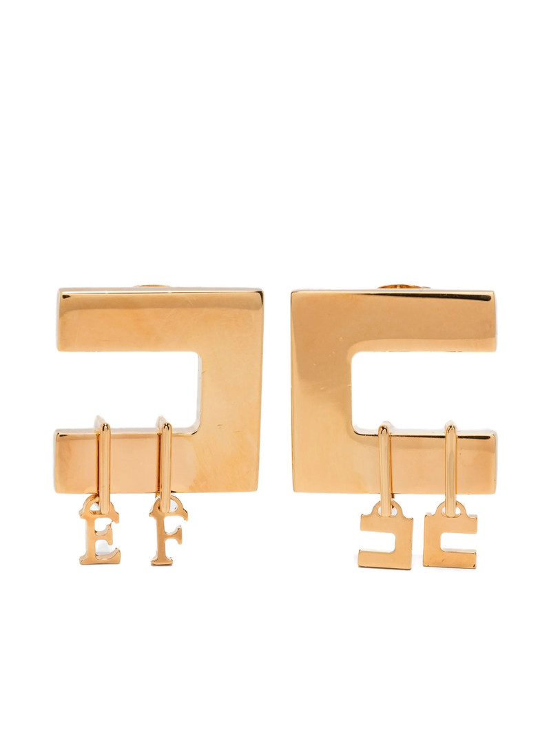 Elisabetta Franchi Square-frame Earrings 1