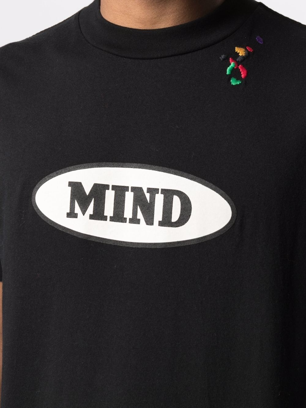 x Missoni MIND logo print embroidered T-shirt - 5