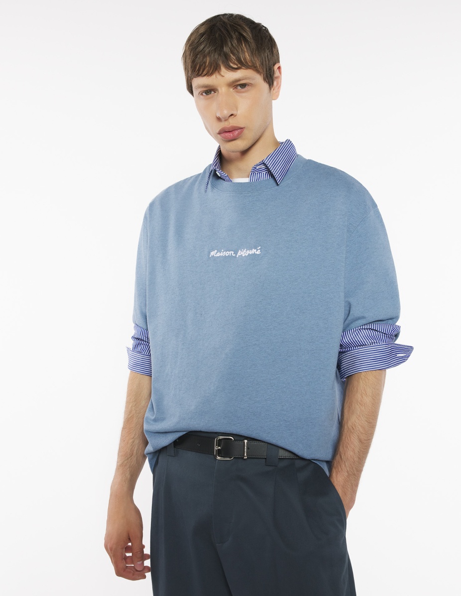 MAISON KITSUNE LINE HANDWRITING OVERSIZE TEE-SHIRT - 3