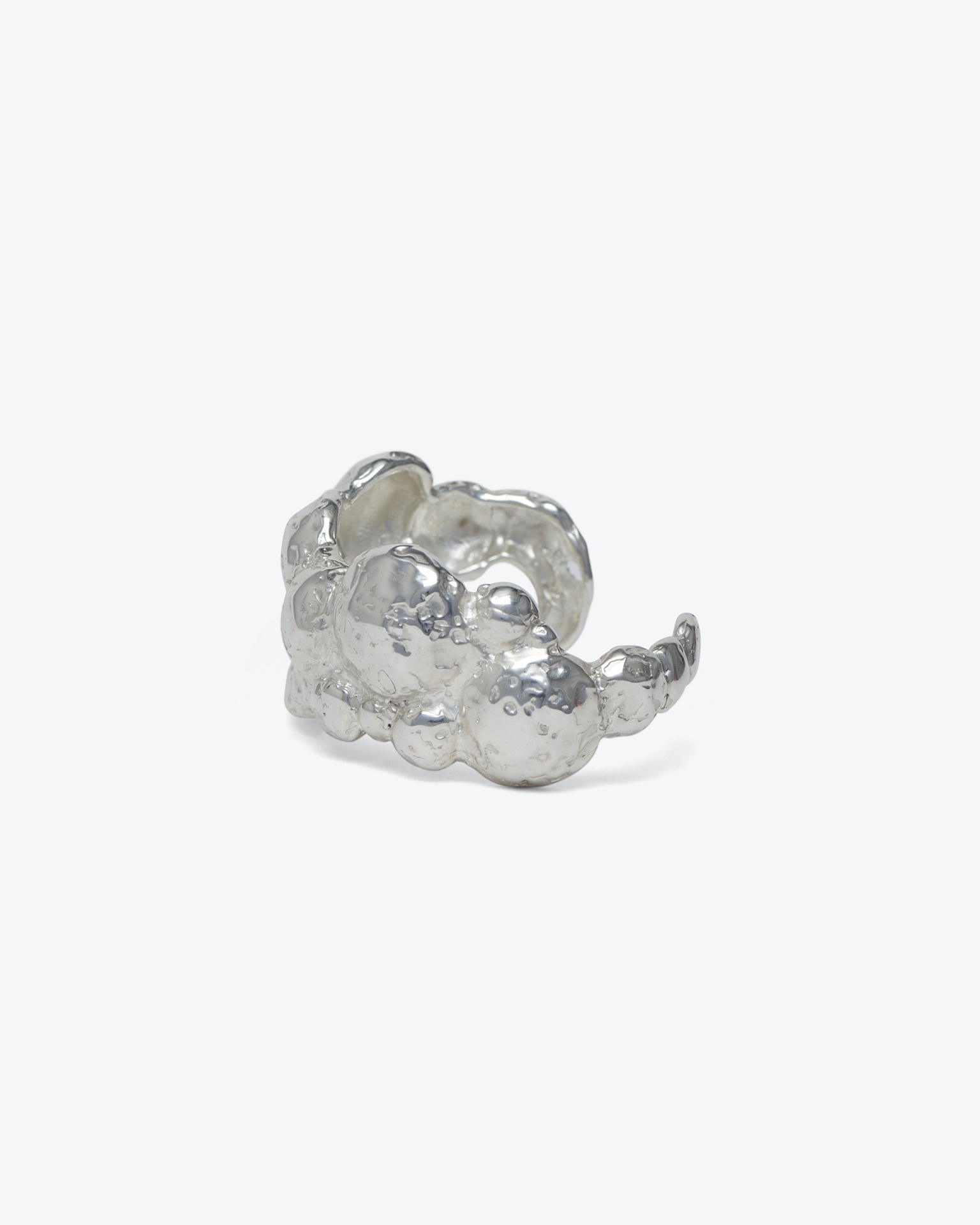 MARIANNE - Recycled silver bracelet cuff - 3