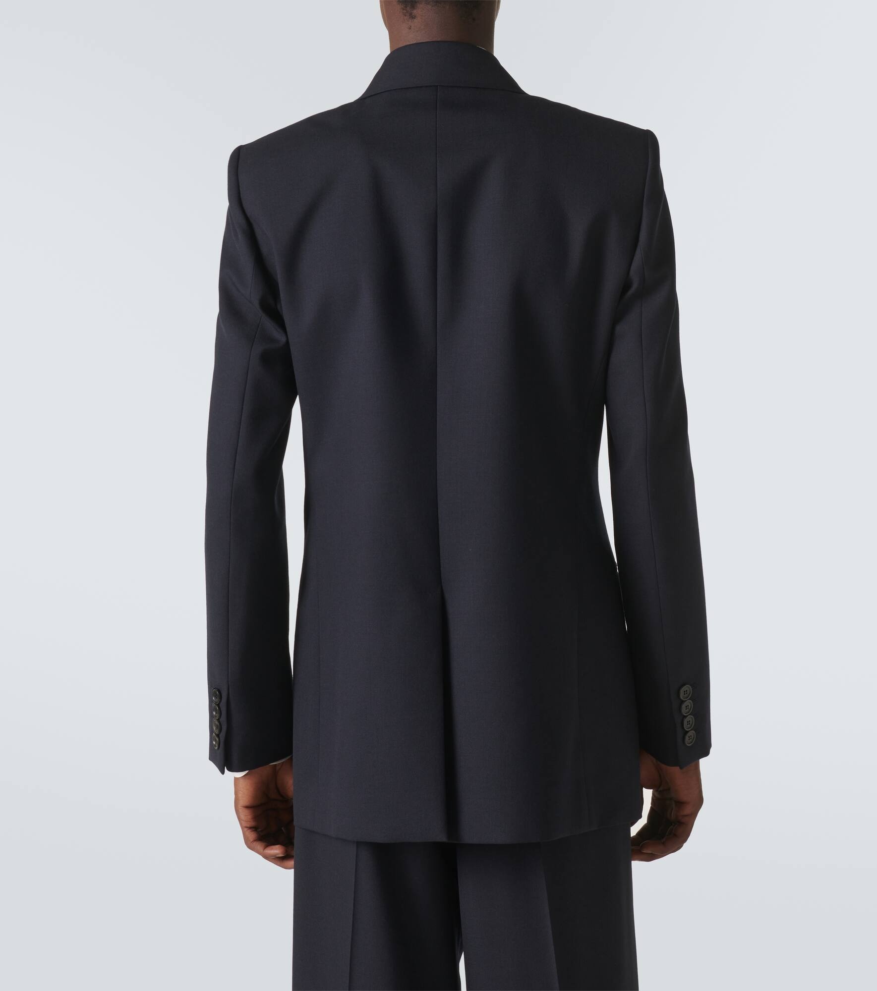 Wool tuxedo jacket - 4