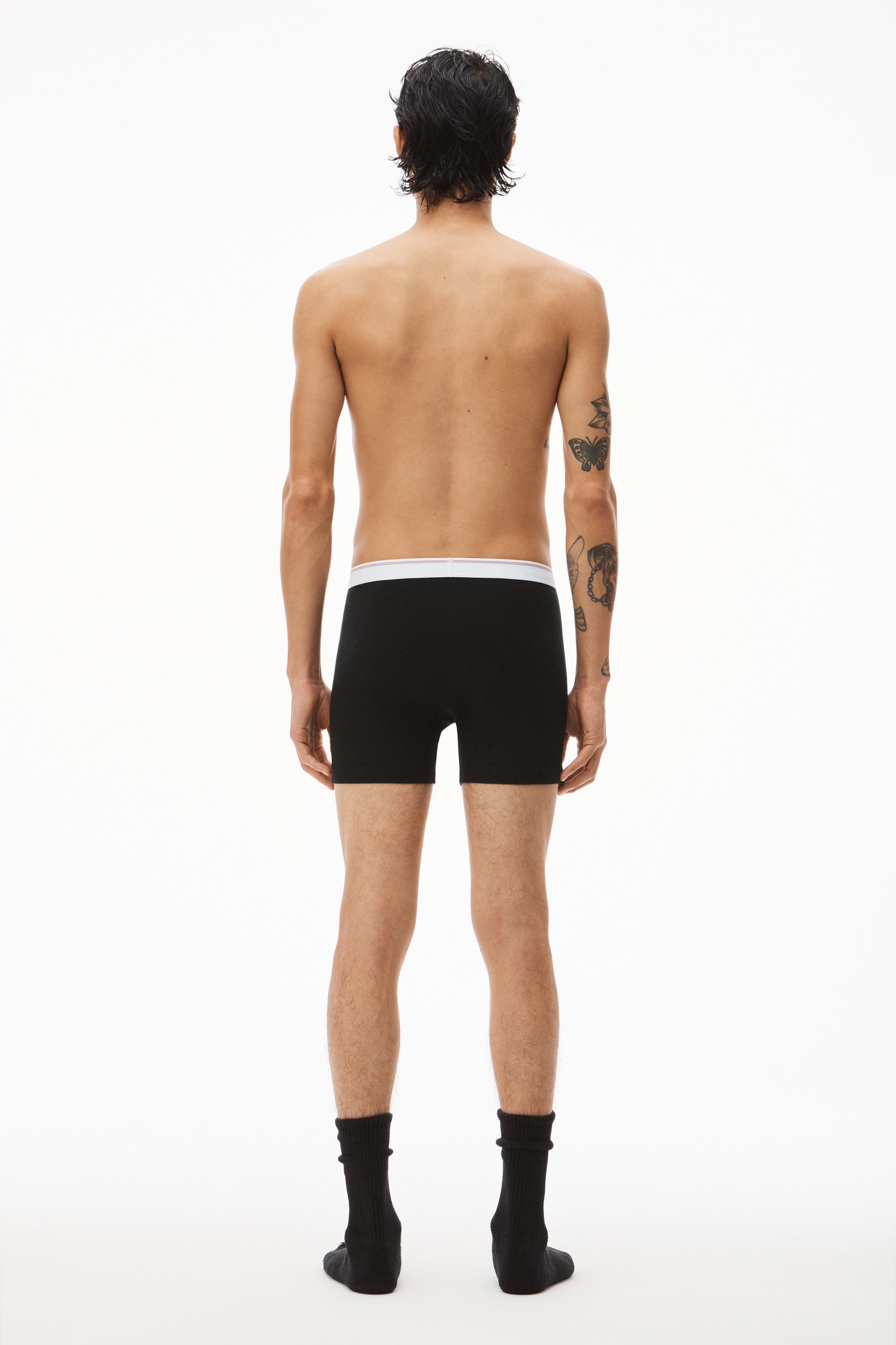 BOXER BRIEF IN RIBBED JERSEY - 4