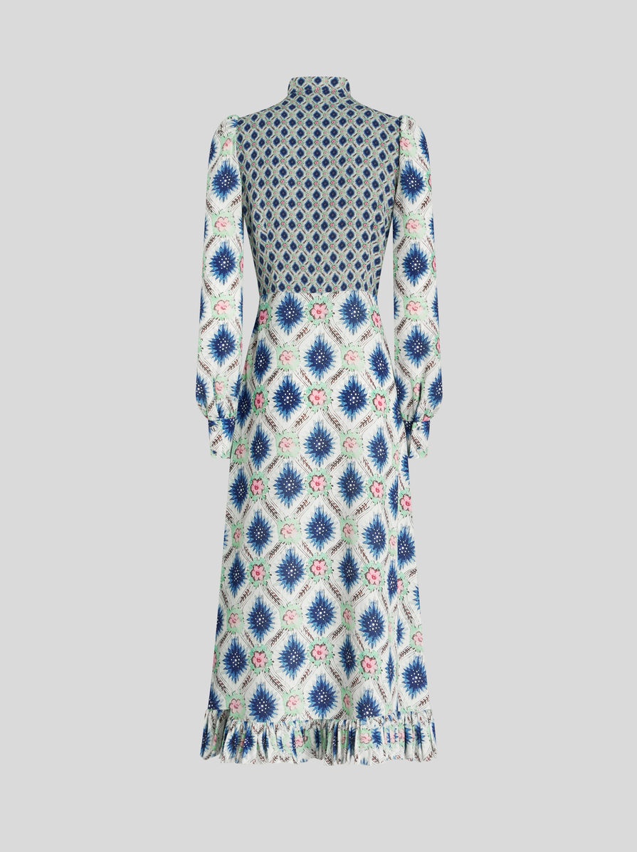 SABLÉ DRESS WITH GEOMETRIC PRINT - 5