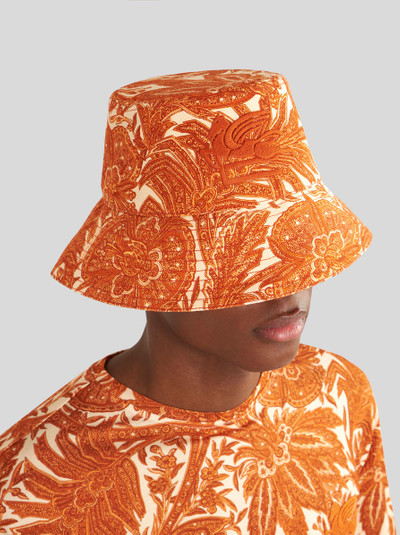 Etro BUCKET HAT WITH PRINT outlook