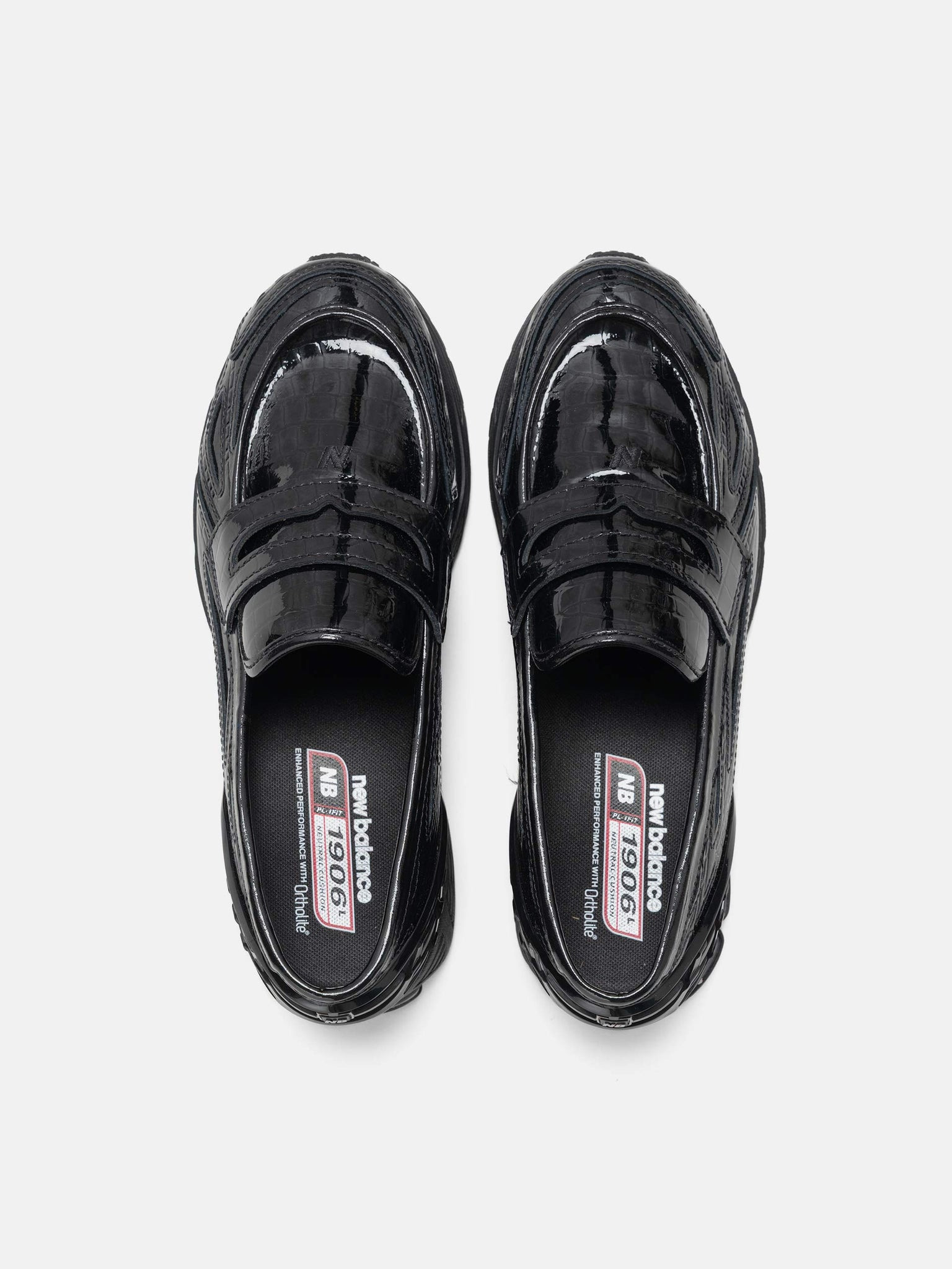 1906 Loafer "Patent Croc" Black - 4