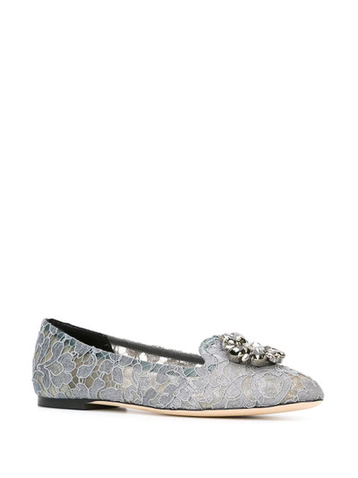 Dolce & Gabbana Vally Taormina lace ballerina shoes outlook